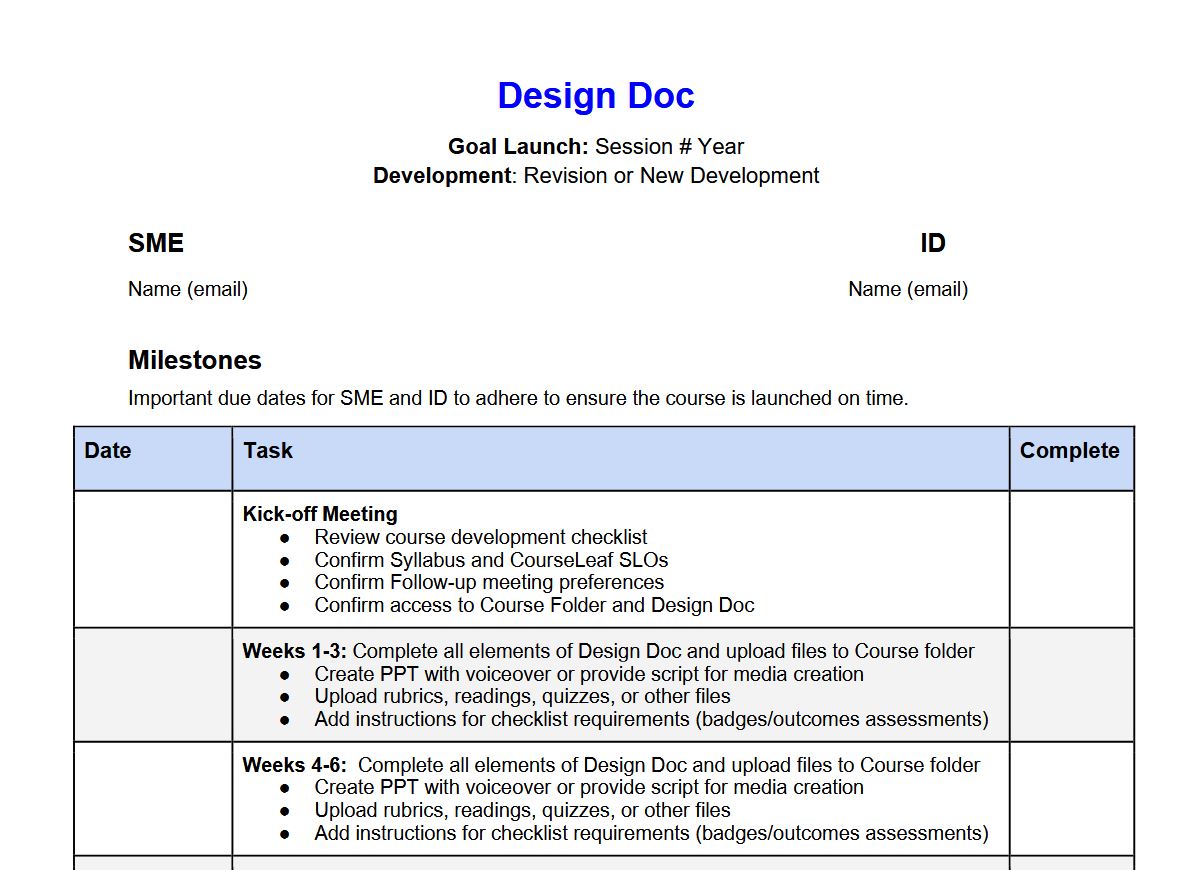 Design Document